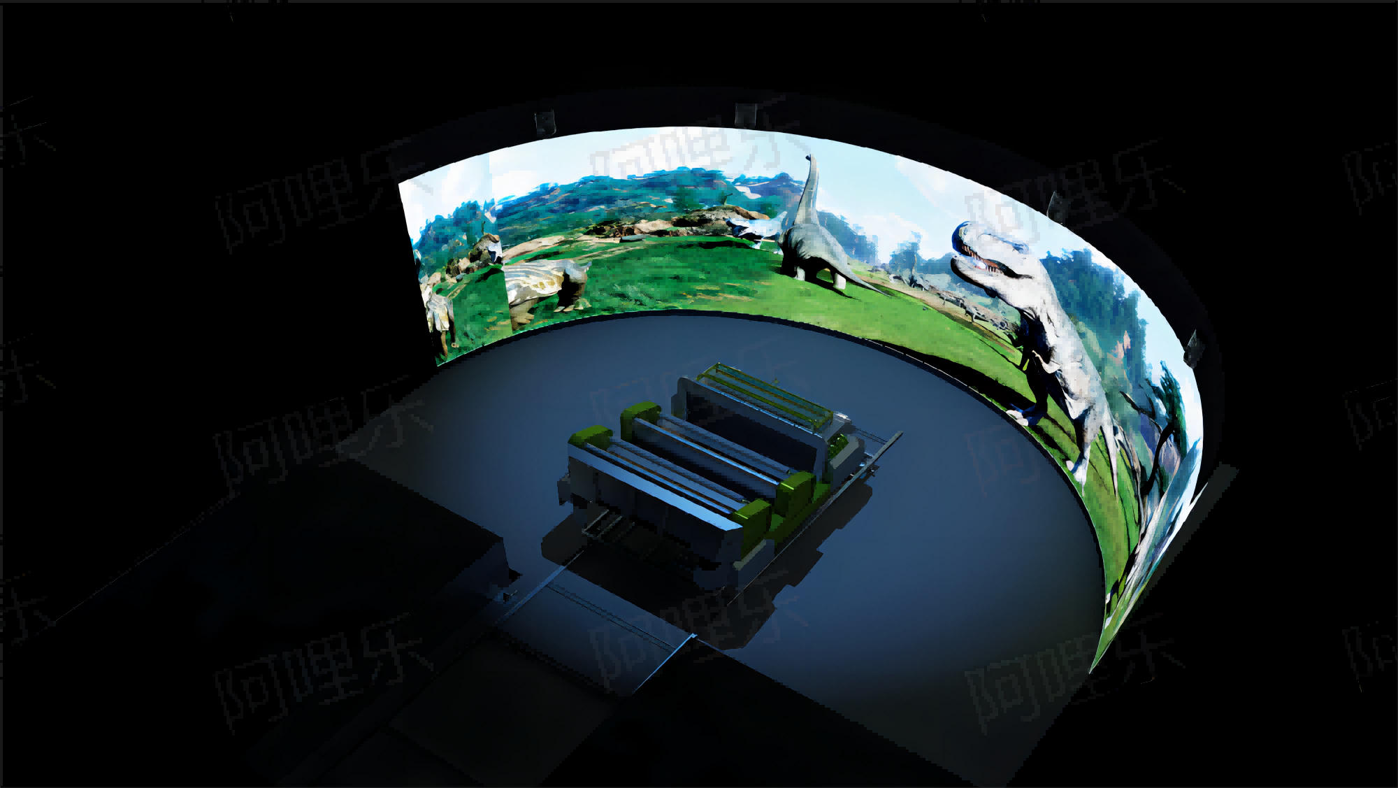 阿哩樂裸眼3D軌道影院為景區帶來全新體驗，打破傳統助力場地引流